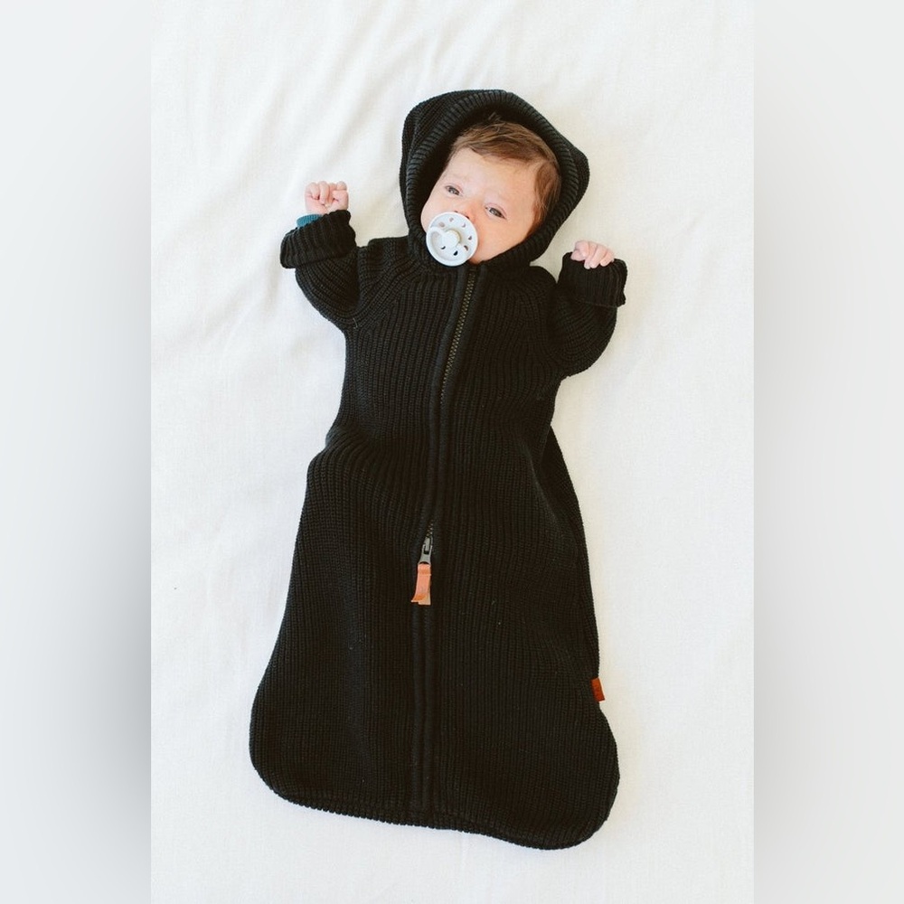 Goumi wearable knit blanket full‎ zip babies size medium 18-21 lbs new with tags